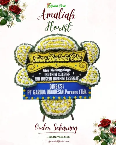 Papan Bunga Duka di Ambarjaya