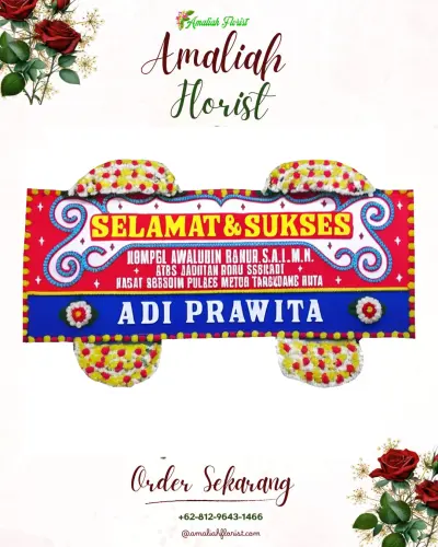 Karangan Bunga Ucapan Selamat di Ambarjaya